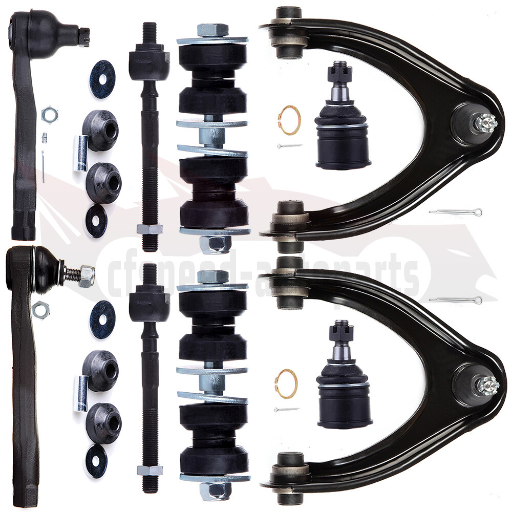 12pcs Suspension  Control Arm Ball Joint Tie Rods Kit for 1996-2000 Honda Civic