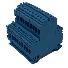 Allen Bradley 1492-JD4-B Ser A Feed Through Terminal Block Blue LOT OF 10