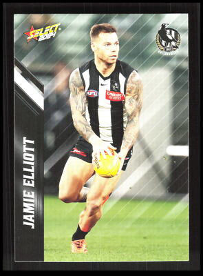 AFL 2024 Select Collingwood Jamie Elliott 35 Card CB-1-4-B-8
