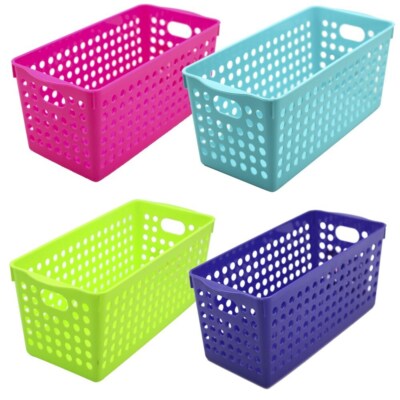 4x Boxsweden Mode Neon Basket 29cm Cleaning Storage Organiser