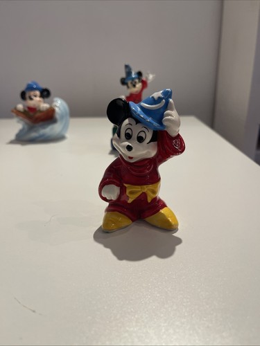 Vintage Disney Mickey Mouse Fantasia Figures Candle And Trinket Box - Picture 13 of 23