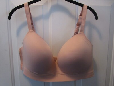 SOMA ENBLISS LUXE WIRELESS LACE BACK BRA IN HUSH SIZE 42D  NEW