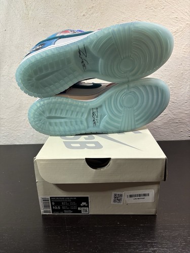 Nike SB Dunk Low x Futura Laboratories 'Bleached Aqua' (Men's Size 9) HF6061-400 - Picture 8 of 12