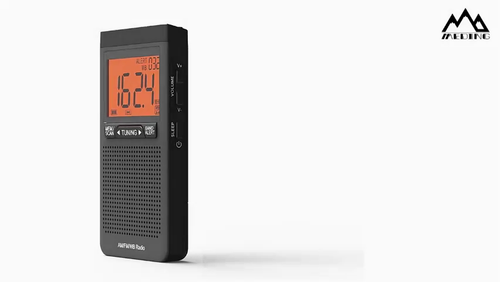 AM FM Radio Battery Operated Radio Portable Pocket Auto-Search ...