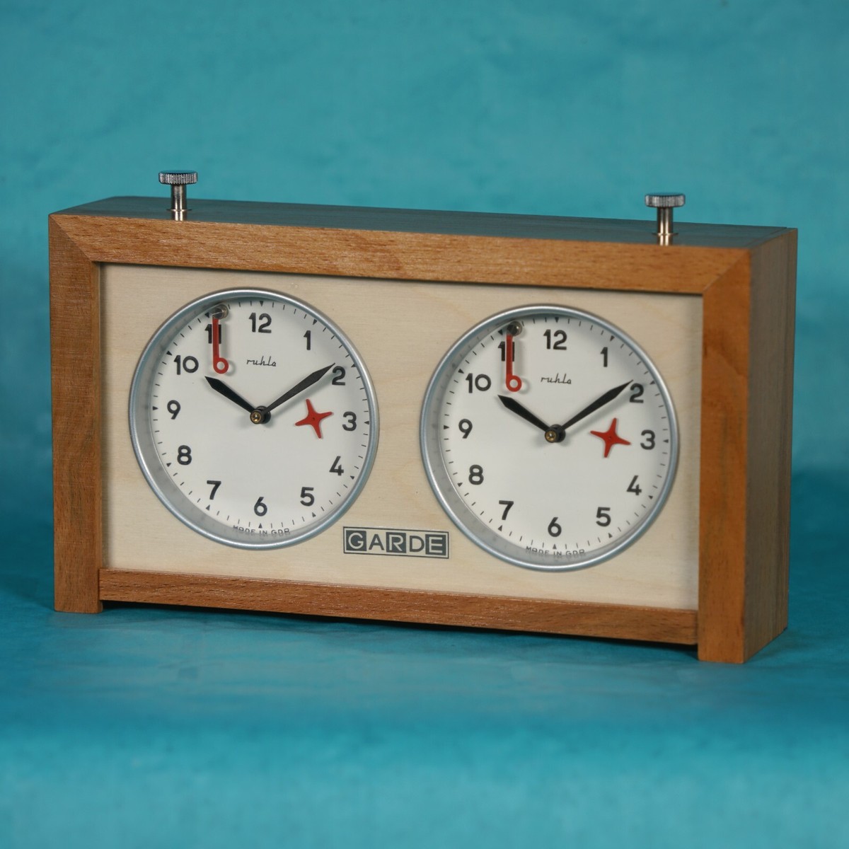 Schachuhr ruhla GARDE Made in GDR Chess Clock Timer Schach-Uhr aus  Sammlung