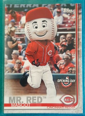 2019 TOPPS OPENING DAY MASCOTS MR. RED #16 CINCINNATI REDS | eBay