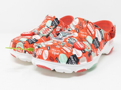 [Sz M 11] Crocs x Coca Cola All Terrain Clog Red White 209312-100 Men's