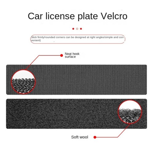 2Pair/Set Weather-proof Adhesives Licenses Plate Holder for Vehicles/Car/SUV - 第 9/11 張圖片