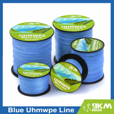 9KM 0.8mm~1.6mm UHMWPE Cord Hollow Braided Fishing Line Outdoor Rope for Kite