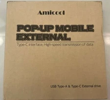 External DVD Drive, Amicool USB 3.0 Type-C CD DVD +/-RW Optical Drive USB C Burn