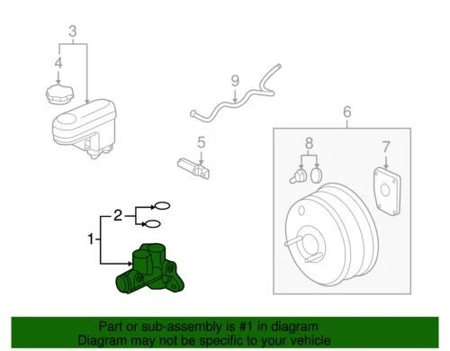 Подлинный фиксатор уплотнения главного цилиндра тормоза GM 2007-2015 Chevrolet GMC 19151463 - Изображение 2 из 2