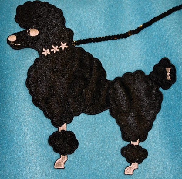 Falda Caniche FIELTRO Azul Aqua _ Niña Talla PEQUEÑA (Edades 4-6) _ Cintura 20"- 26" _ L18" Foto 2 de 2