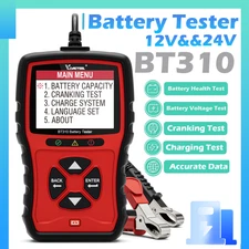 12V24V Automotive Car Battery Load Tester Charging System Analyzer 2000CCA BT310