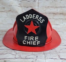 Vintage Retro Reproduction ladder 55 FDNY Fire Chief Hat Decor Figure Figurine