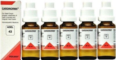 Pack Of 5 ADEL 43 Cardinorma Drop (20ml)  For Heart Drops (Irregular Heart Beat)