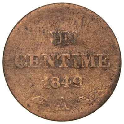 France - 1 Centime 1849 | eBay