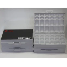 Aidetek 4pcs BOXALL48 Enclosure box SMD SMT 0805 0603 0402 components storage US