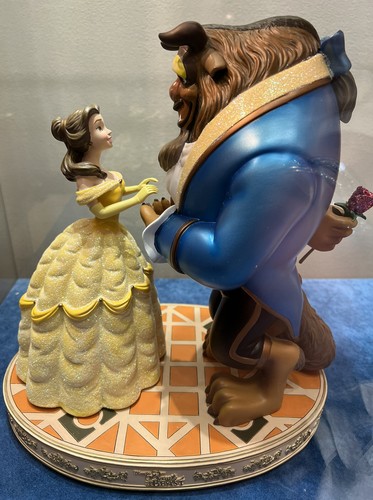 Disney Park Beauty and the Beast Figurine Statue Monty Moldovan Belle Princess - Picture 3 of 8