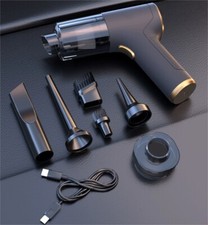 Mini Car Vacuum Cleaner - Powerful and Wireless - Cyclone Filter Rechargeable