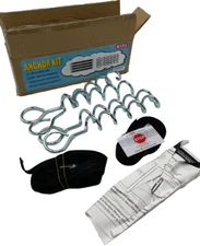 QTY 2 N1Fit Trampoline Anchor Assembly Heavy Duty Spiral Anchor