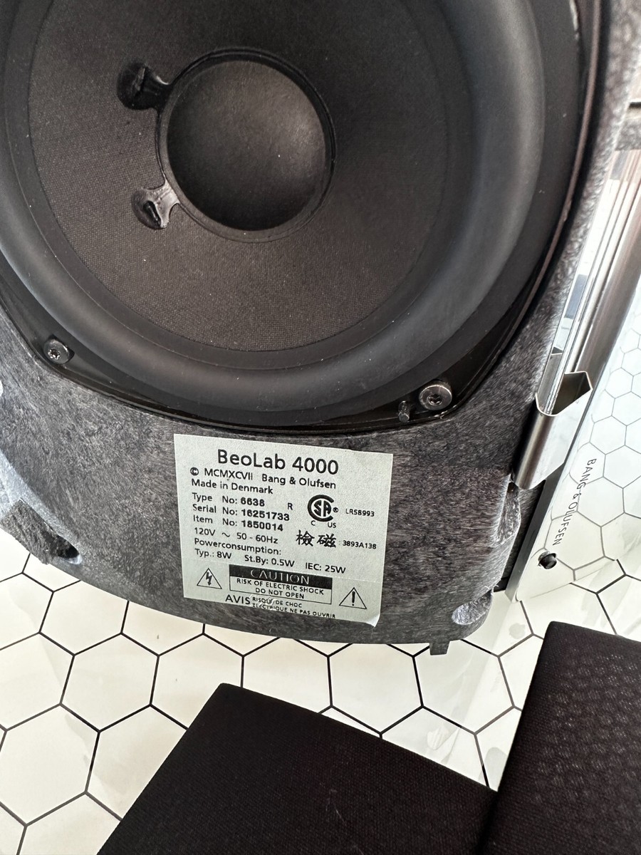 Bang & Olufsen B&O BeoLab 4000 Silver Aluminium w/ Black Bang & Olufsen B&O BeoLab 4000 Silver Aluminium w/ Black