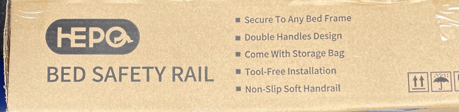 **Brand New** HEPO Bed Safety Rails for Elderly with Double Handles