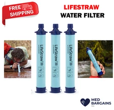 LifeStraw Personal Water Filter for Hiking Camping Travel Emergency Vestergaard