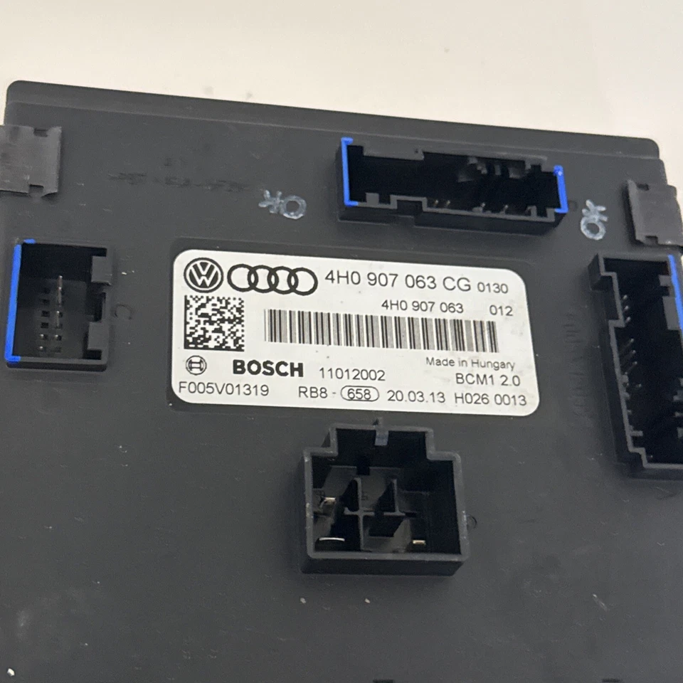 2013 AUDI A6 QUATTRO BODY CONTROL MODULE COMPUTER BCM OEM 4H0907063CG Foto 2 de 4