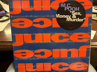 MC POOH SEX MONEY & MURDER 12'' 1991 MCA L33-2128 DJ PROMO UNPLAYED