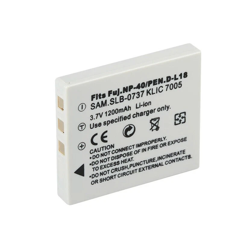 2x Battery for Pentax D-Li8 Minolta NP-1 Optio A10 Ricoh Caplio 10G Benq - Image 4 of 4