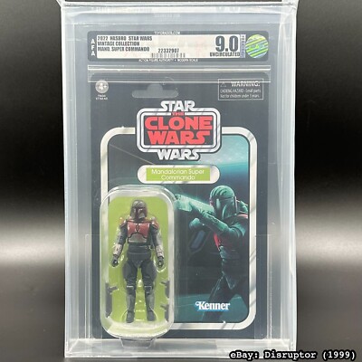 2022 Star Wars Vintage Collection VC 243 ''Mandalorian Super Commando'' AFA U9.0A