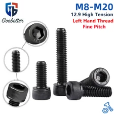 12.9 Left Hand Thread Fine Pitch Socket Cap Screw M8 M10 M12M14M16M20 Allen Bolt