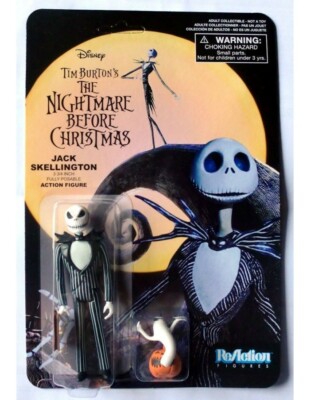 Funko ReAction Nightmare Before Christmas Jack Skellington Figur Typ B