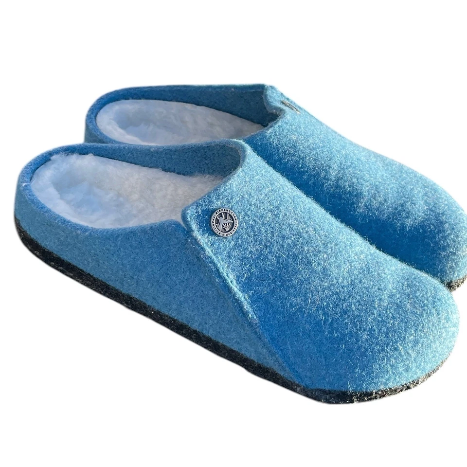 Zapatillas Birkenstock Zermatt lana de oveja fieltro azul talla 35 4-4,5 para mujer Foto 2 de 4