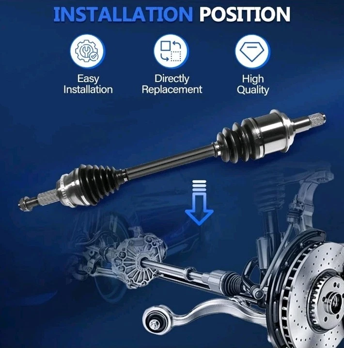 Сменная передняя ось CV для Toyota Sienna CE LE XLE Limited 3,5 л 3,3 л полный привод 2004 - Изображение 3 из 4