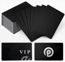 0.8Mm Blanks Metal Business Card for Laser Engraving,50 Pcs Premium Aluminum