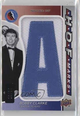 2024-25 Upper Deck SP Game Used HOF Marks 13/35 Bobby Clarke #HOFM-BC HOF 11u5