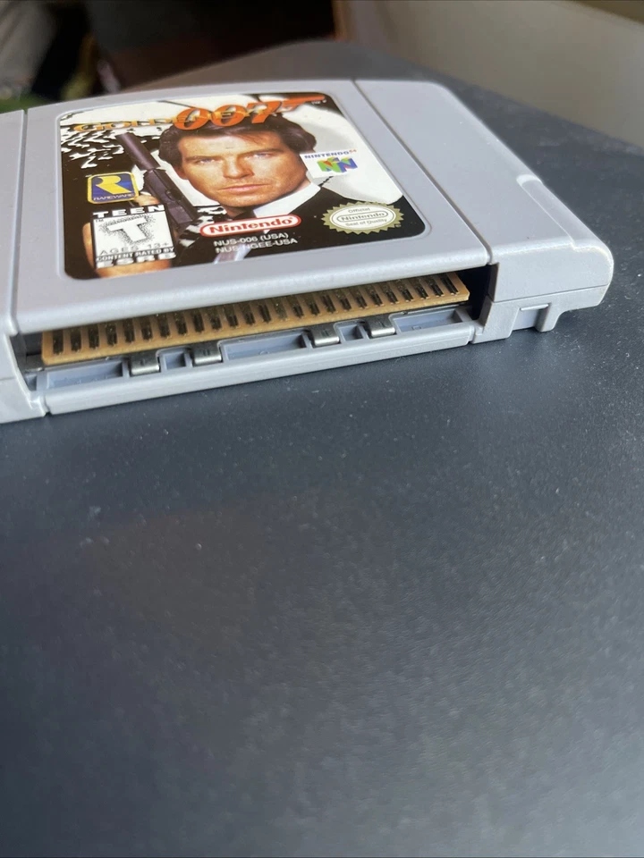 GoldenEye 007 (Nintendo 64, 1997) cartucho auténtico solamente Foto 3 de 3