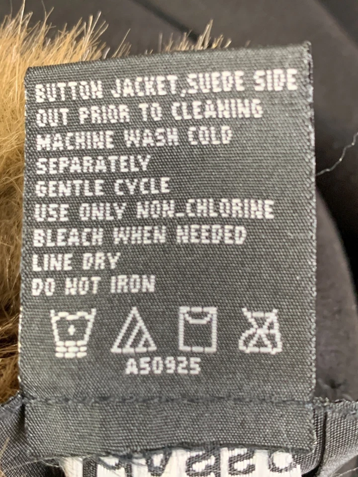 De Colección Años 90 Raro Dennis Basso Reversible Imitación Piel Gamuza Parka Abrigo Capucha RR10730 Medio Foto 4 de 4