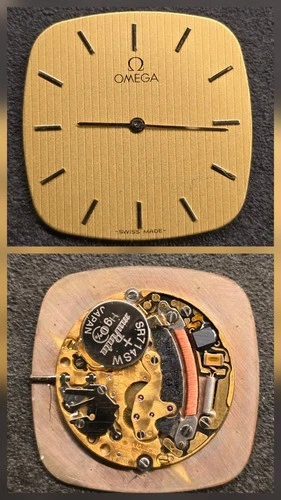 Omega Quartz SEAMASTER 503 Caliber Movement Dial ETA 210.001 Working Vintage