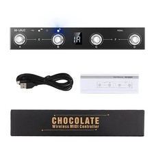 M-VAVE Chocolate Plus Wireless Midi Controller Tastiera 4 Pulsanti Interruttore a Piede Su