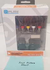 Play Universal HD Component Cable for PS3 XBox360 Wii Power Chords