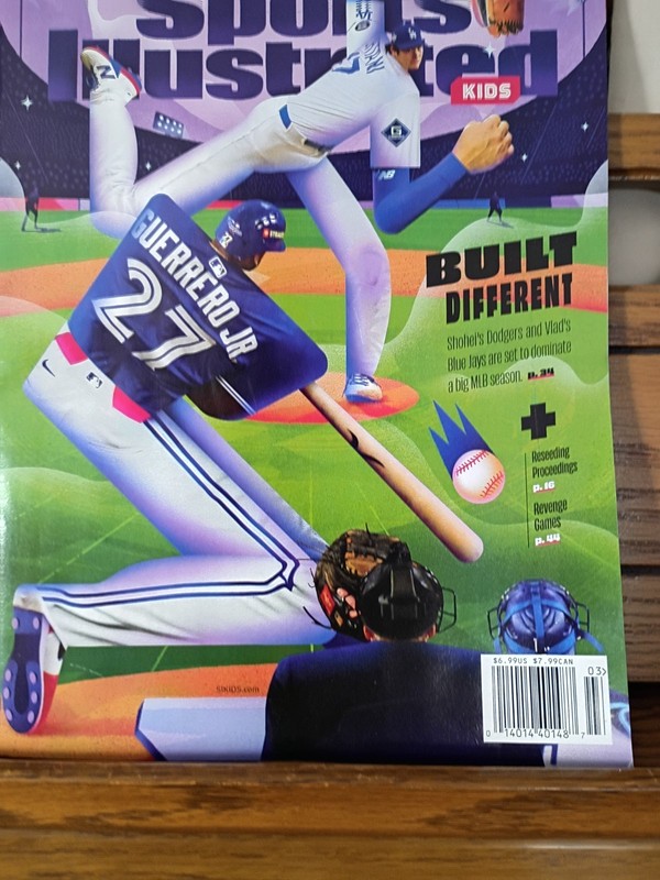 Sports Illustrated For Kids March / April 2026 ,Features Dydantsa, Mendoza Cards