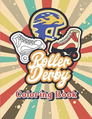 Roller Derby Blades Skates for Women and Kids Coloring Activity