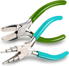 Jewelry wire bending bail making pliers tool