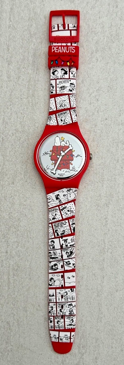 Swatch X Peanuts Christmas Special - Chomp ! - SO29Z109 - 2021