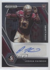 2021 Panini Prizm Draft Picks Draft Picks Auto Joshua Kaindoh #DPA-JOK Auto 2l7