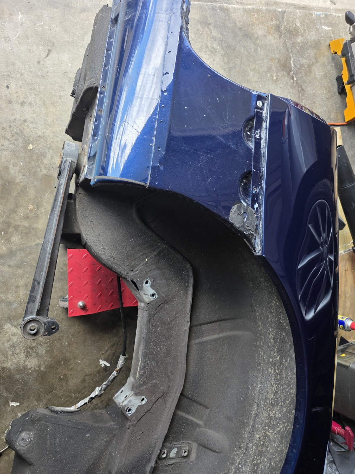 Aston Martin DB7 Volante Convertible Left Quarter Panel & Structure