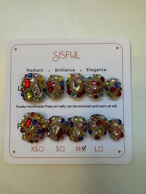 Sisful Gem Gala Embellished Press-On Nails