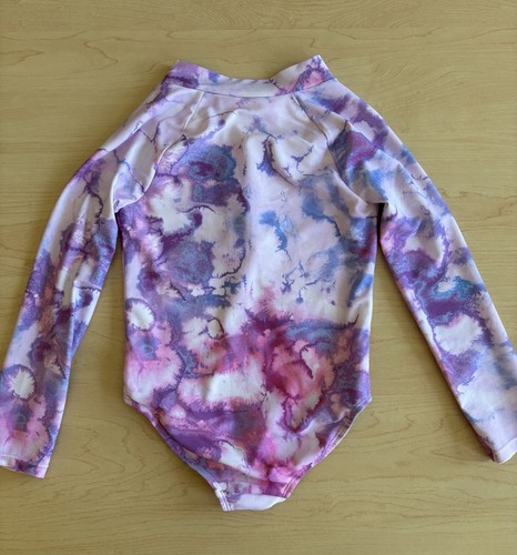 OshKosh Purple / Lavender Tie Die Girls Swimsuit Size 5 / 5A - Picture 3 of 3